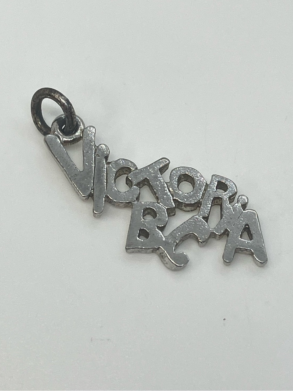 Vtg 925 Sterling Silver Victoria Bc Travel Charm Pendant